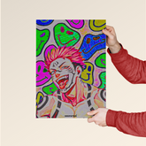 Sukuna – Jujutsu Kaisen Neon Chaos Poster